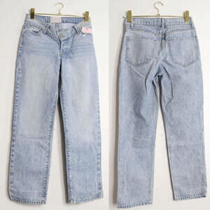 NWT REVICE Viper V Waist Light Wash Jeans - Up All Night Straight Cut - 25